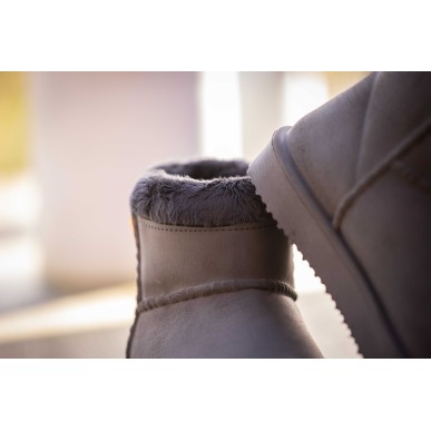 Boots enfant Pénélope fourrées noir