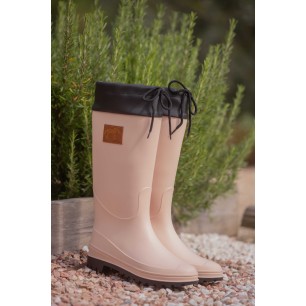 Bottes Jessica Pénélope rose poudré