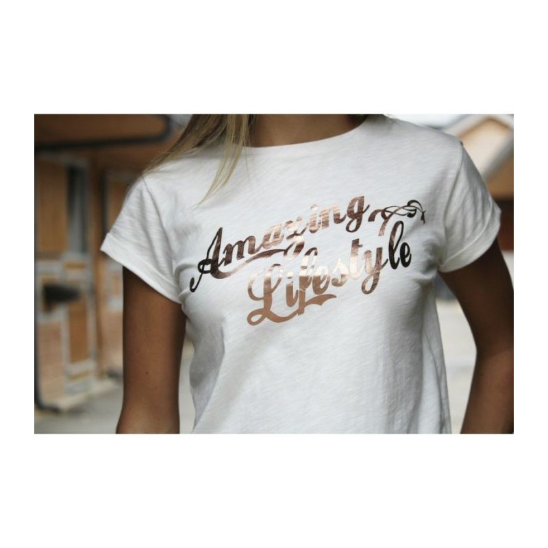 T-shirt Pénélope Moby blanc