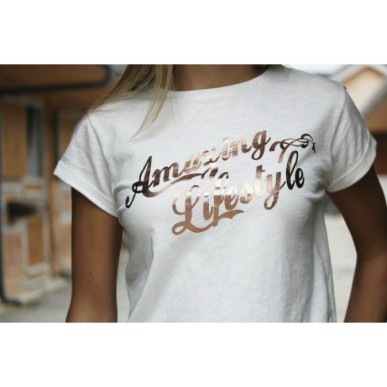 T-shirt Pénélope Moby blanc
