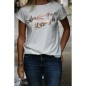 T-shirt Pénélope Moby blanc