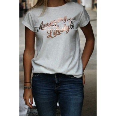 T-shirt Pénélope Moby blanc