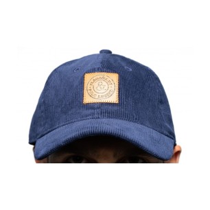 Casquette velour Flags and cup Karasok navy