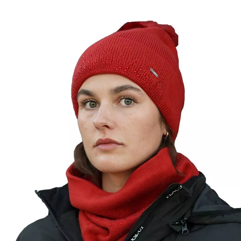 Bonnet Flags and cup Ikerasac rouge