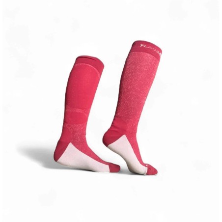 Chaussettes femme Flags and cup Akaa rouge salsa