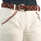 Ceinture tréssée élastique Flags and cup édition France marine/ blanc/ rouge Ceinture tréssée élastique Flags and cup édition France marine/ blanc/ rouge