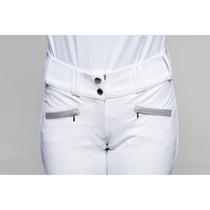 Pantalon d'équitation pour femme Flags and cup Umanak Blanc