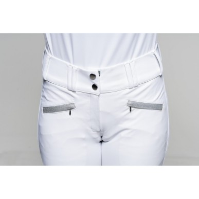 Pantalon d'équitation pour femme Flags and cup Umanak Blanc