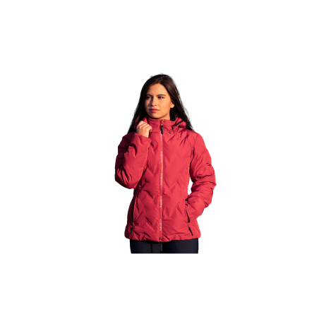 Doudoune pour femme Flags and cup Napasoq rouge salsa