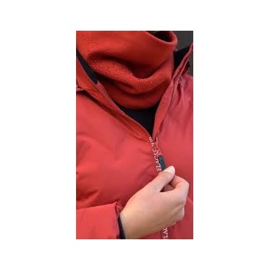 Doudoune pour femme Flags and cup Napasoq rouge salsa