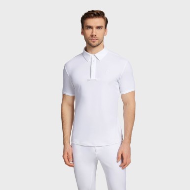 Polo de compétition Samshield Calvin - blanc