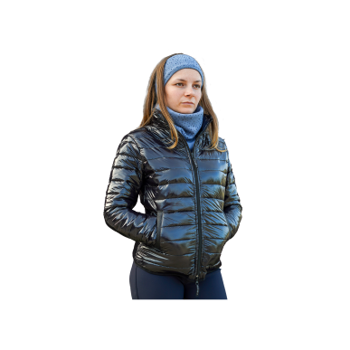 Veste pour femme matelassée Flags and cup Nortalik noir