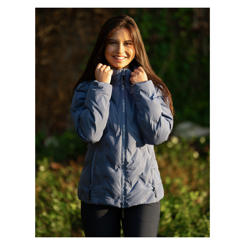 Doudoune pour femme Flags and cup Napasoq bleu marlin