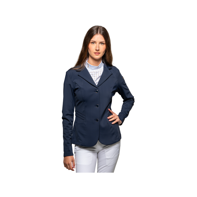 Veste de concours femme Flags and cup Victoria marine Veste de concours femme Flags and cup Victoria marine