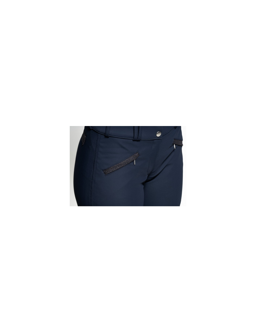 Pantalon d'équitation pour fille Flags and cup Umanak marine