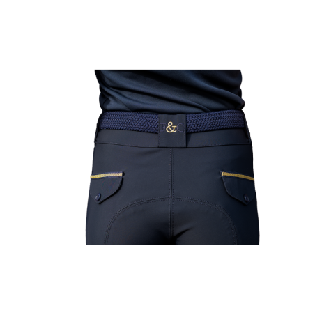 Pantalon d'équitation pour fille Flags and cup Catarina noir