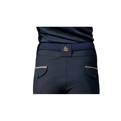 Pantalon d'équitation pour fille Flags and cup Catarina noir