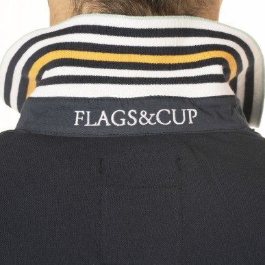 Polo enfant Flags and cup Pico marine