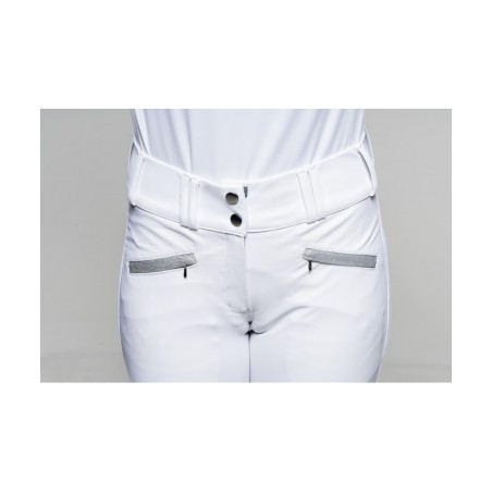 Pantalon d'équitation pour fille Flags and cup Umanak blanc