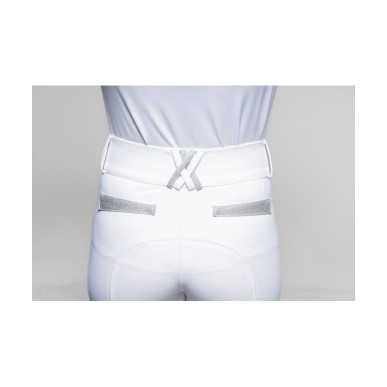 Pantalon d'équitation pour fille Flags and cup Umanak blanc