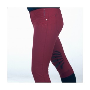 Pantalon d'équitation enfant Flags and cup Nakina rouge