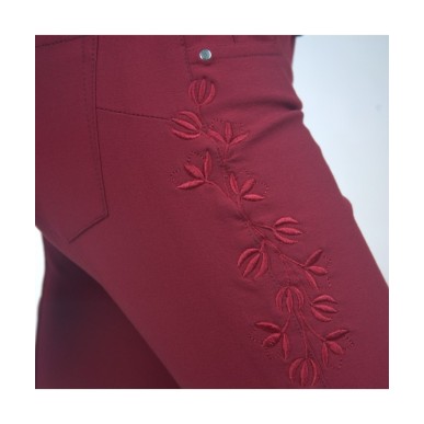 Pantalon d'équitation enfant Flags and cup Nakina rouge