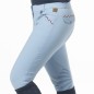 Pantalon d'équitation enfant Flags and cup Mendoza azure Pantalon d'équitation enfant Flags and cup Mendoza azure