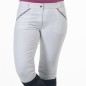 Pantalon d'équitation enfant Flags and cup Mendoza blanc