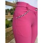 Pantalon d'équitation enfant Flags and cup Mandoza fuchsia Pantalon d'équitation enfant Flags and cup Mandoza fuchsia