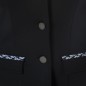 Veste de concours fille Flags and cup Paloma noir/ azure Veste de concours fille Flags and cup Paloma noir/ azure