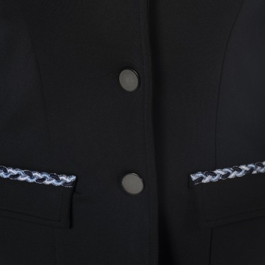 Veste de concours fille Flags and cup Paloma noir/ azure
