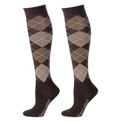 Chaussettes d'equitation Harry's horse marron foncé