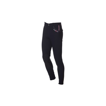 Pantalon d'équitation homme Flags and cup Saint Malo noir