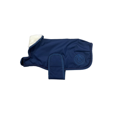 Manteau pour chien imperméable/ polaire Flags and cup Atamik marine