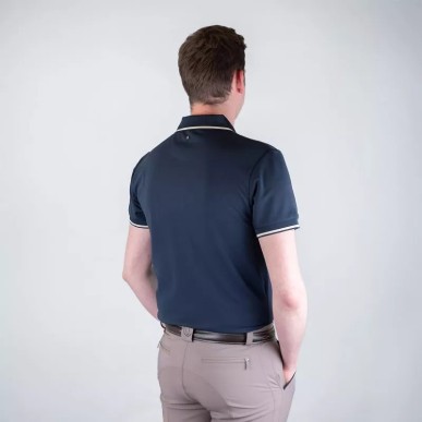 Polo homme Flags and cup Lugano marine