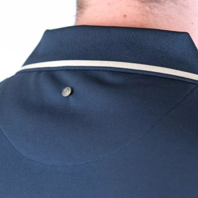 Polo homme Flags and cup Lugano marine