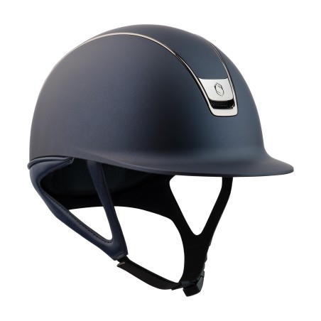 Casque Samshield Shadow Matt Blue - Black Chrome 2.0