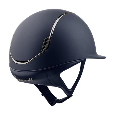 Casque Samshield Shadow Matt Blue - Black Chrome 2.0