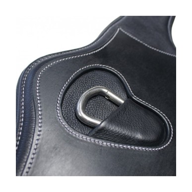 Sangle bavette en cuir Flags and cup 145 cm