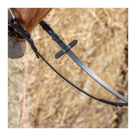 Rênes caoutchouc noires Kris Xtreme Harry's Horse