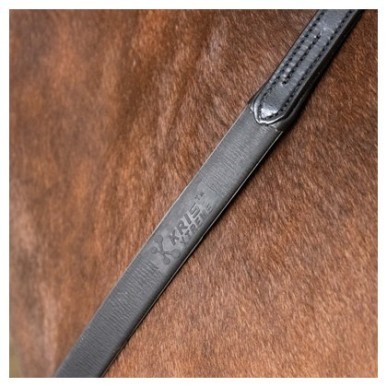 Rênes caoutchouc noires Kris Xtreme Harry's Horse