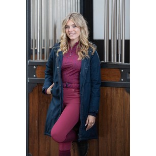 Manteau long femme Harry's horse Torgon bleu