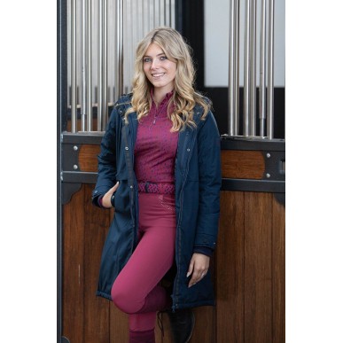 Manteau long femme Harry's horse Torgon bleu