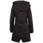 Manteau long femme Harry's horse classy Joey noir Manteau long femme Harry's horse classy Joey noir