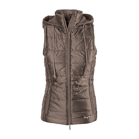 Veste sans manches à capuche Harry's horse Sporty scotti marron