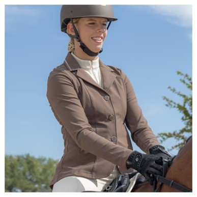 Veste de compétition femme Harry's horse Ivory marron