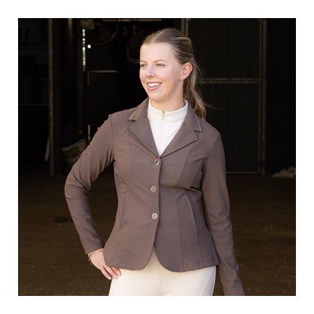 Veste de compétition femme Harry's horse Ivory marron
