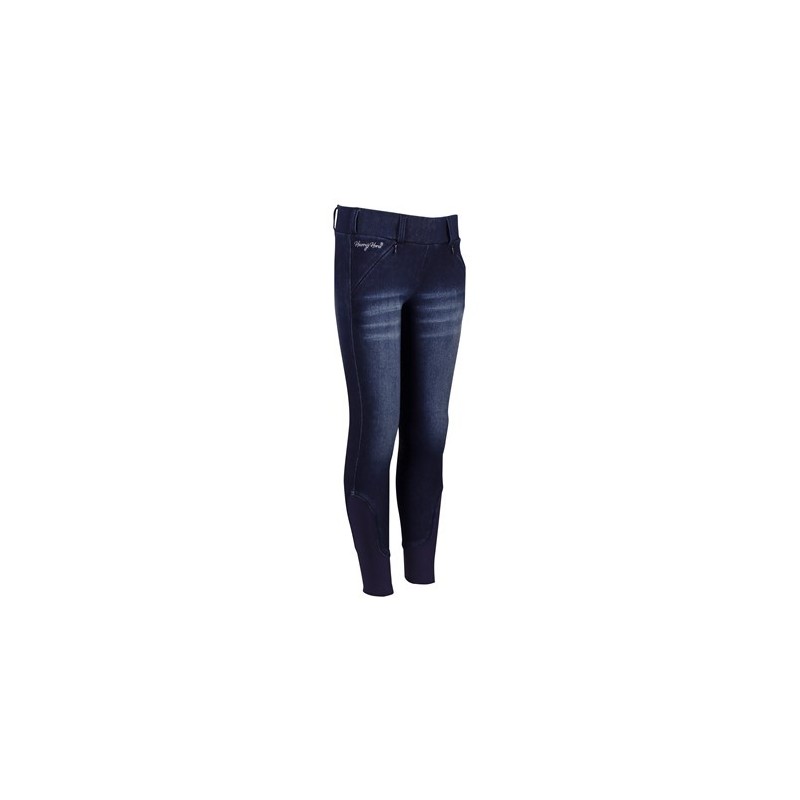 Pantalon d'équitation enfant Harry's horse Denim diva violet