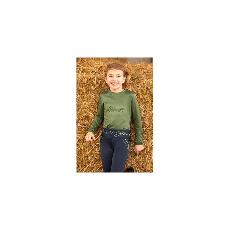 T-shirt manches longues enfant Harry's horse Stout lime vert