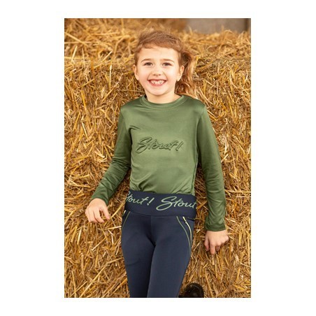 T-shirt manches longues enfant Harry's horse Stout lime vert
